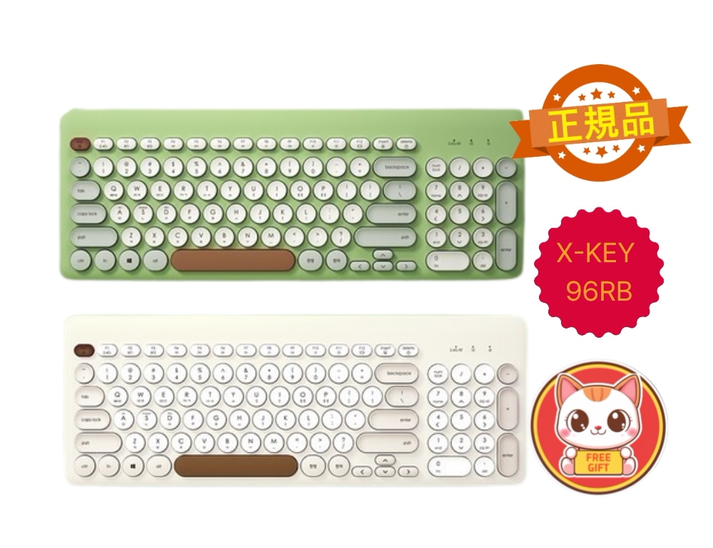 【正規品】マルチペアリング Bluetooth キーボード X-KEY 96RB ＋ シリコンキースキン 4,212円