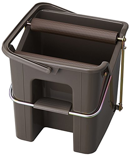 山崎産業 モップ絞り バケツ 業務用 2989.jp+ タフスクイザーDX 181599