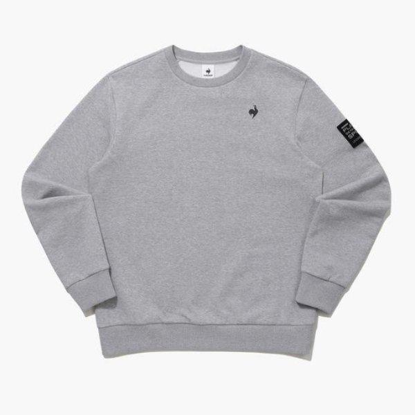 長袖Tシャツ NQJ QP423EFSN1-MGR コットン起毛スパン スウェットシャツ (MGR)H. グレー
