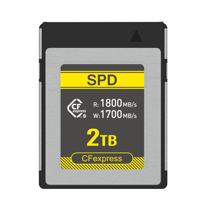 SPD CFexpress Type B メモリーカード　2TB R:1800MB/s W:1700MB/s 8K 4K ビデオ SC18-CFX002TB2 5年保証