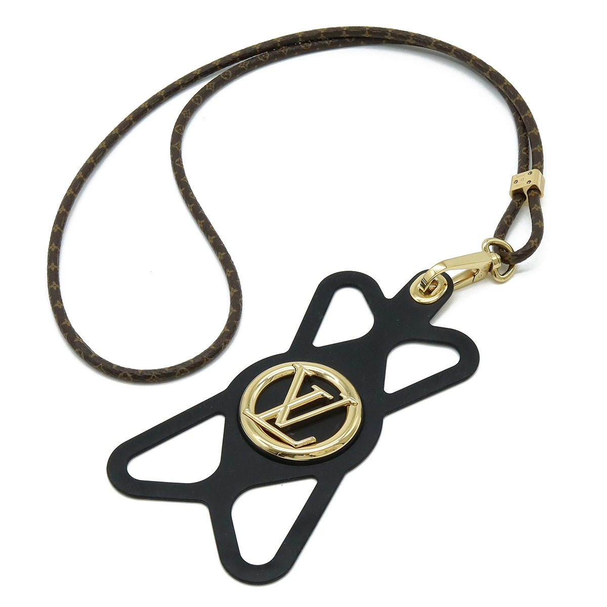 モノグラム フォンホルダー ルイーズ iPhone スマホ アクセサリー シリコン ノワール 黒 ブラック M6838 35,620円