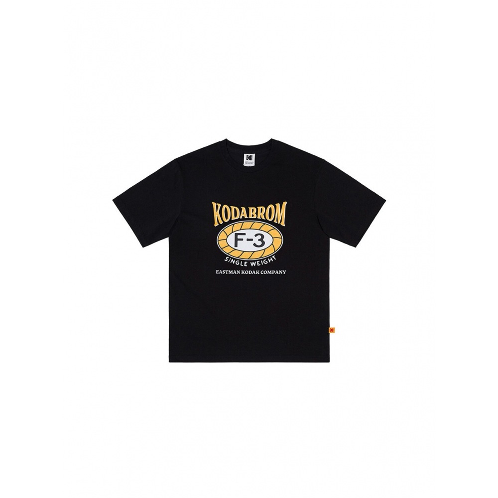 コダックアパレルグラフィックアスキンショートスリーブ T シャツブラック