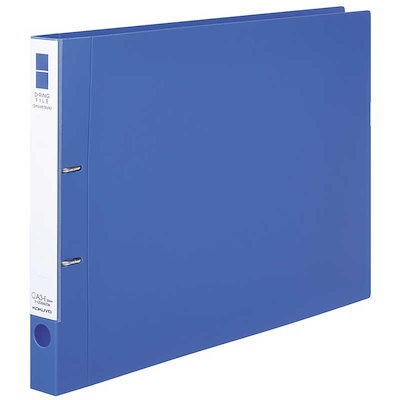 他サイト： Dリングファイル[スムーススタイル] A3ヨコ とじ厚20mm 青 コクヨ ﾌ-UDS423Bの商品画像