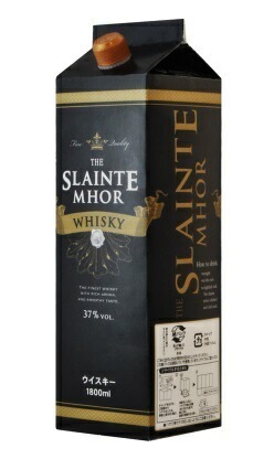 千寿酒造 ザ スランジバー ウイスキー THE SLAINTE MHOR WHISKY 37度 瓶 1800ml 1.8L1ケース/6本【北海道沖縄県東北四国九
