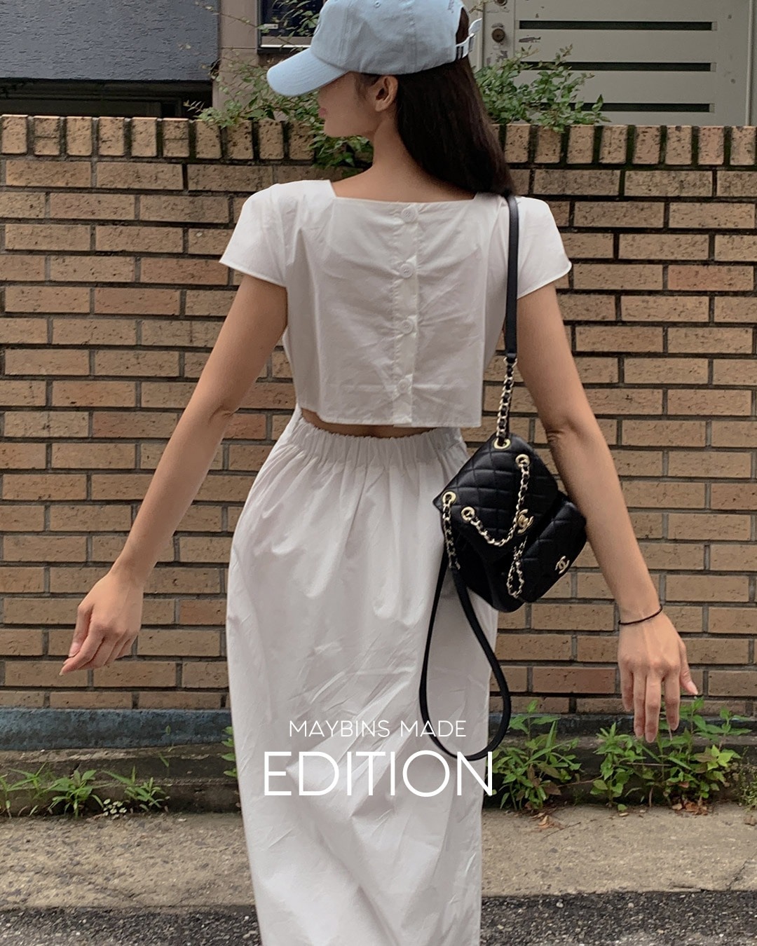 [MADE] リツミスクエアロングワンピース韓国ファッション レディース