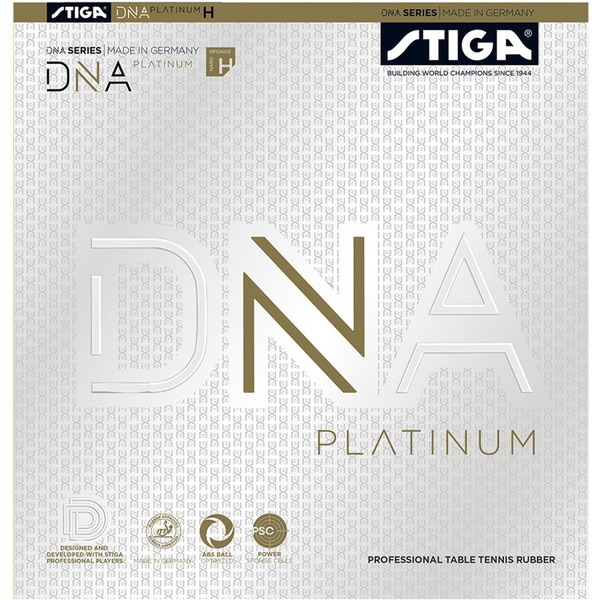 STIGA スティガ テンション系裏ソフトラバー DNA プラチナ H ブラック 特厚 卓球 1712060121