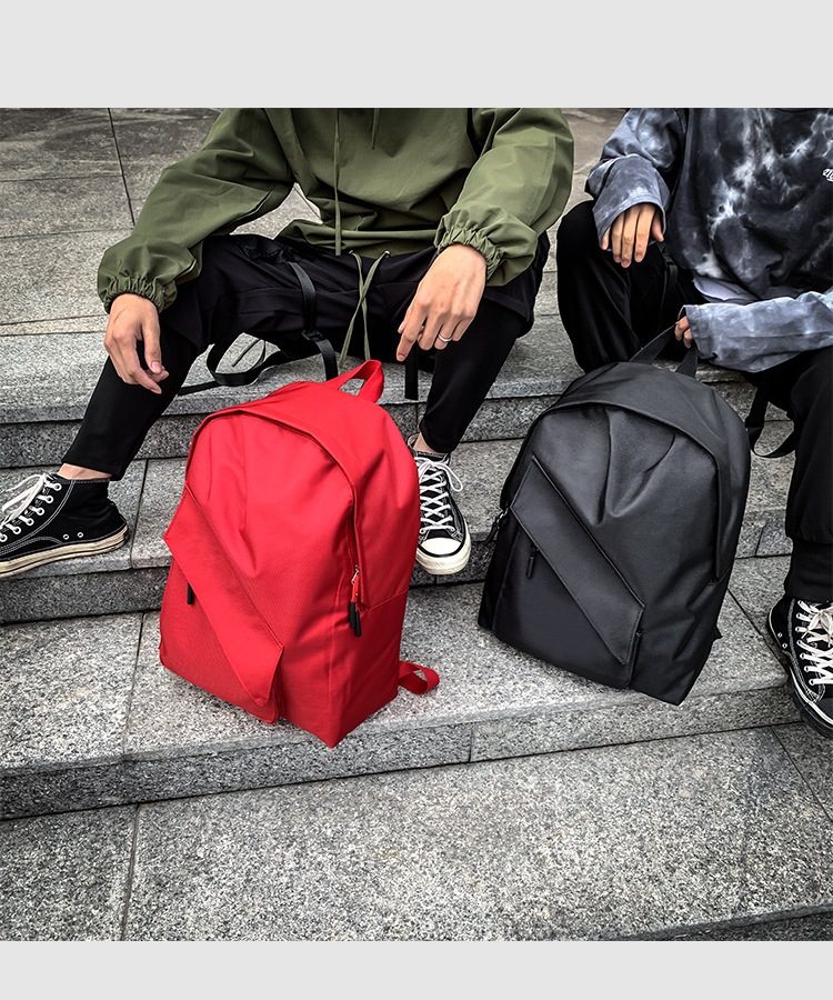 [Qoo10] 韓国人気リュック 2色 黒/赤　高校生/ : バッグ・雑貨