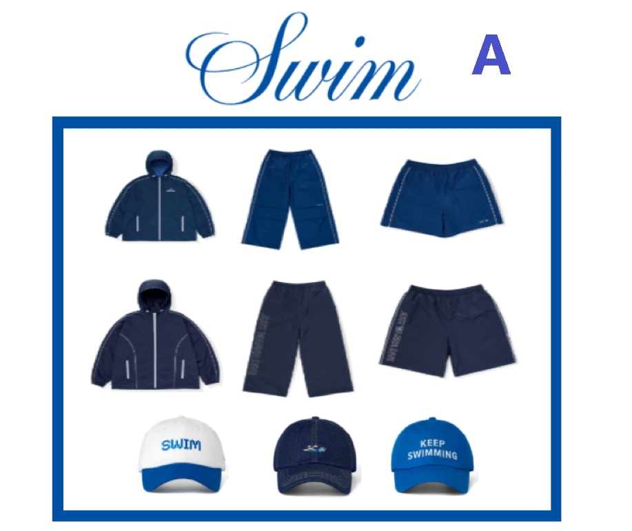 June delivery) BTS SWIM DIVE [Wind Jacket,Pants,Shorts,Ball Cap] [A]