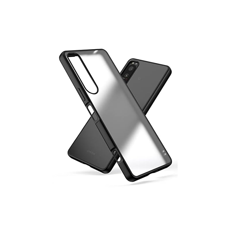 For Xperia1 IV ケース SO-51C SOG06ケース ストラップホール付き 対応 TPU ソフトケース 耐衝撃 衝撃 吸収 指紋防止 薄型 軽量 半透明 マット加工 黄ばみなし エクス 5,005円