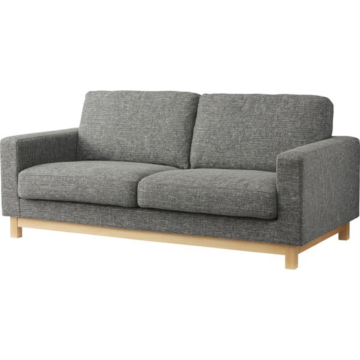 マーク ソファ 木フレーム Sバネ ワイヤースプリング フェザー 天然木 バーチ ラッカー塗装 ポリエステル 67,464円