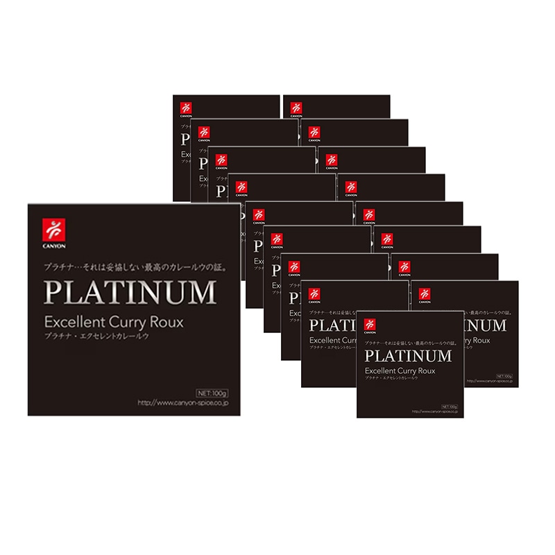プラチナ エクセレントカレールウ 100g 20箱セット カレーライス