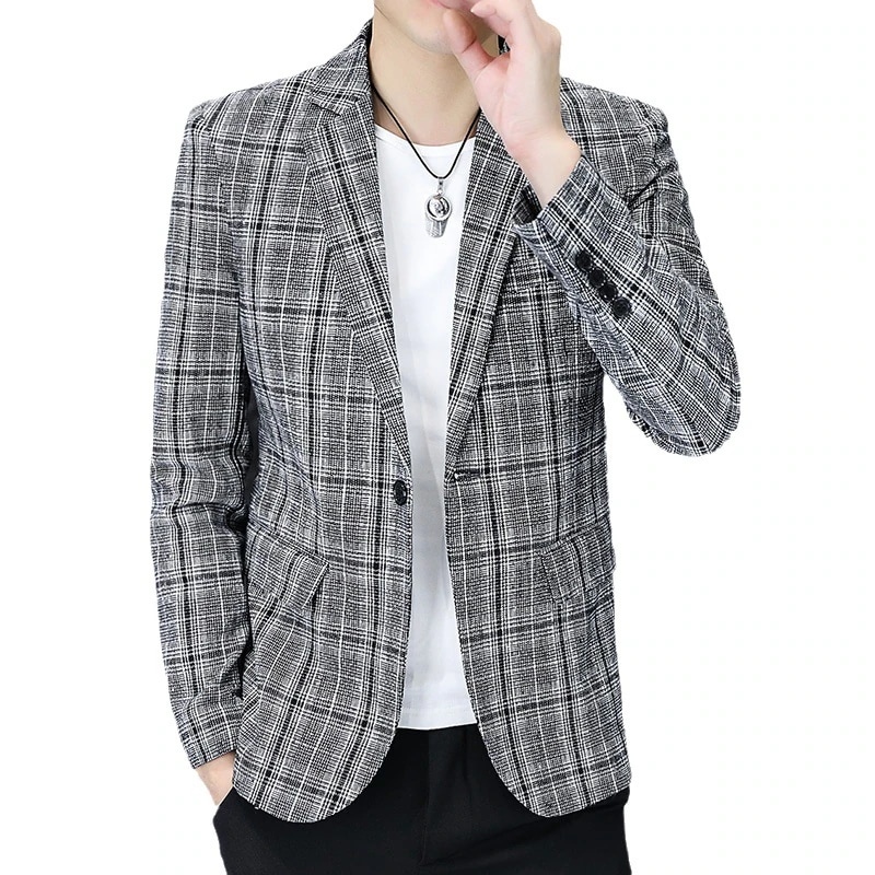 25新作メンズブレザー 長袖 アウター 韓国 ファッションメンズコート XF87 2color