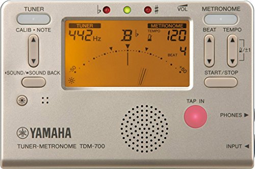 色：1) ゴールド ヤマハ YAMAHA チューナーメトロノーム ゴールド TDM-700G チュー