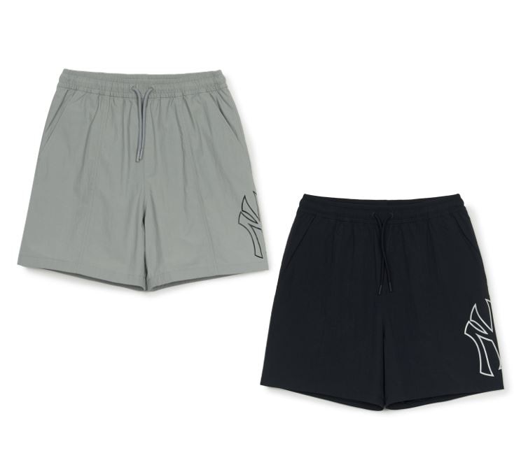 Basic Big Logo Nylon Board Shorts 3ASMB0753-50GRL, 3ASMB0753-50BKS