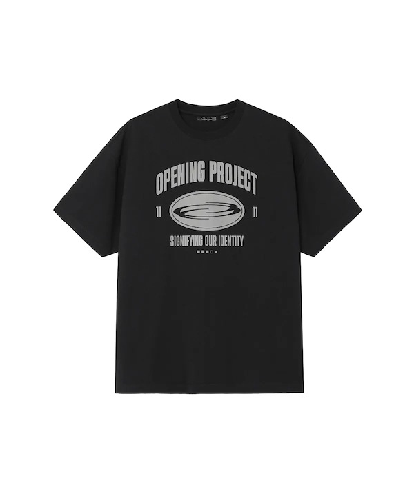 韓国 人気 ブランド[OPENING PROJECT] CIRCLE ARCH LOGO T SHIRT Qoo10 OPENINGPROJECT CIRCLE ARCH LOGO ロゴ