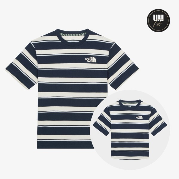 ノースフェイス メンズ デュロ ストライプ 半袖 Tシャツ NT7UR28