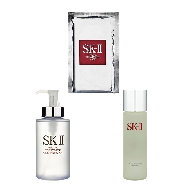 ピテラベーシックケア クリアスキン 3点セット/FTクレンジングオイル 250ml ＋ FTマスク 1枚 ＋ FT クリア ローション 230ml