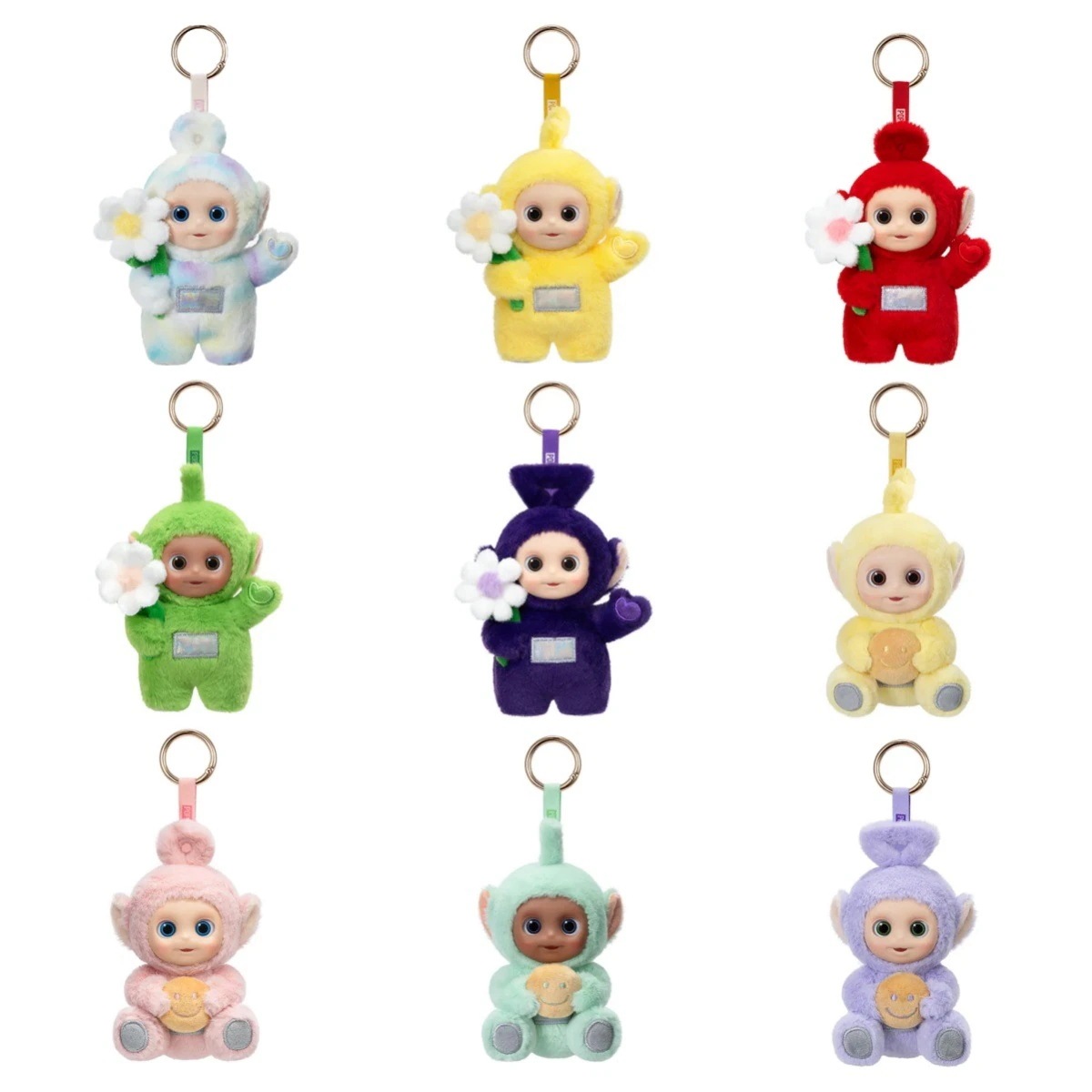 テレタビーズ SAY HELLO! 【9月19日全ネット先発！3日出荷！】Teletubbies ぬいぐるみキーホルダー ポップマート 本体福袋 キーホルダー