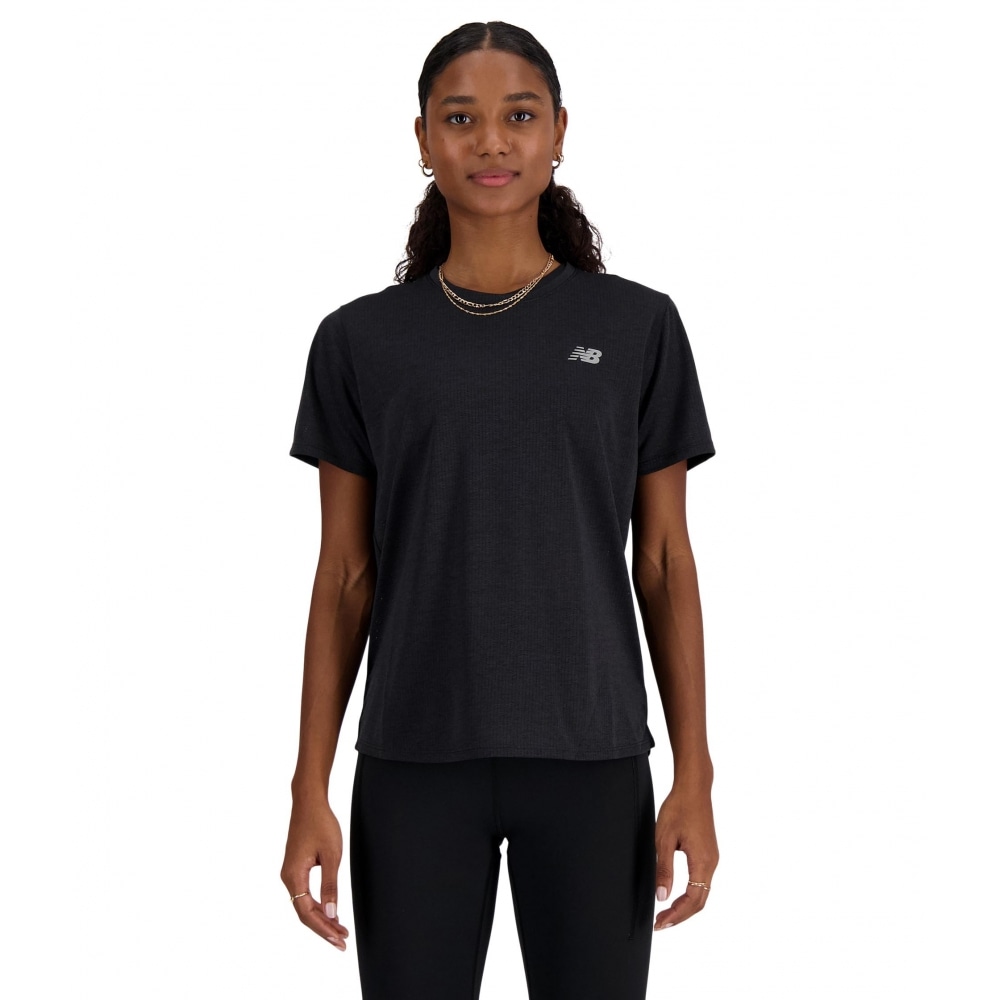 ニューバランスアスレチックス T シャツヘザーブラックヘザー