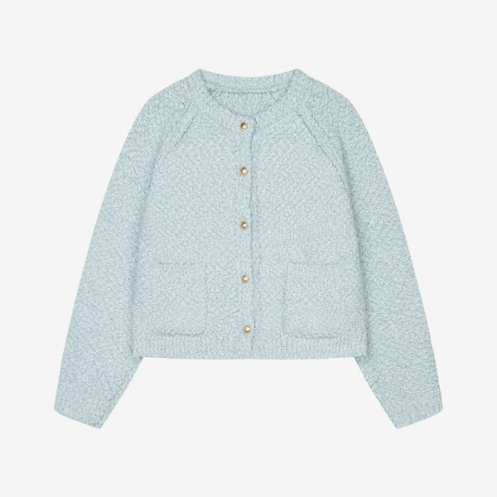 (イザベイ) ブークルニットラウンドネックカーディガン (VKCCA2901) 5,676円