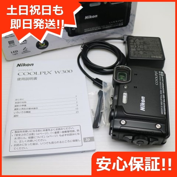 美品 COOLPIX W300 ブラック Nikon 82