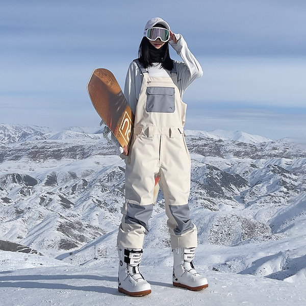 スノーボードウェア つなぎ メンズ レディース ワンピース オールインワン スノボウェア オールインワン スノーウェア スキーウェア スノボーウェア  スキー 韓国風 防風防水防雪防寒耐摩擦 男女兼用
