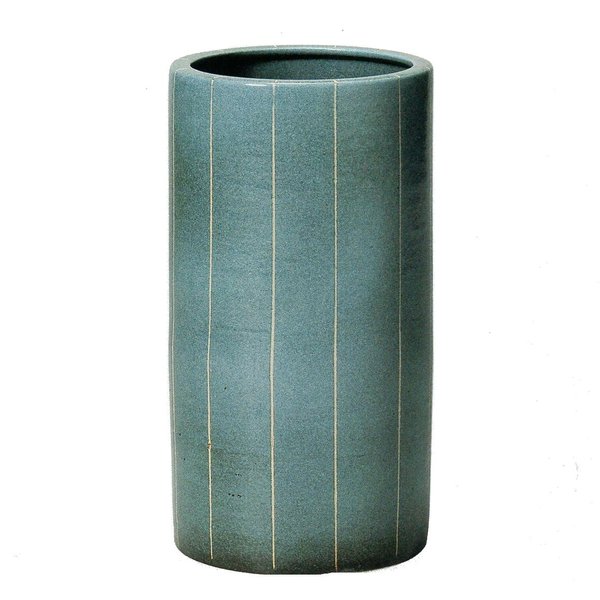 青窯変ライン傘立 （信楽焼陶器傘立梅雨玄関H）