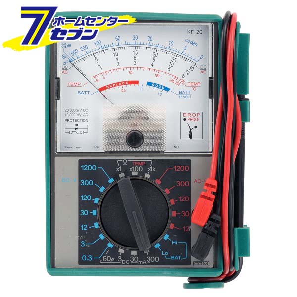 アナログマルチテスター [品番]04-1894 KF-20 オーム電機 [テスター　検電器]