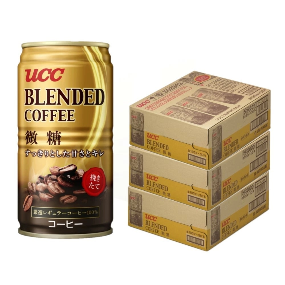 【送料無料】UCC ブレンドコーヒー 微糖 缶 185ml3ケース/90本