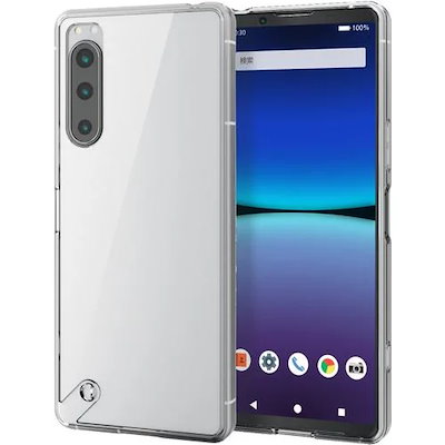 他サイト： エレコム　ELECOM　Xperia 5 IV ケース カバー ハイブリッド 耐衝撃 衝撃吸収 スリム カメラ周り保護 ストラップホール付 極み設計 クリア　PM-X224HVCKCRの商品画像