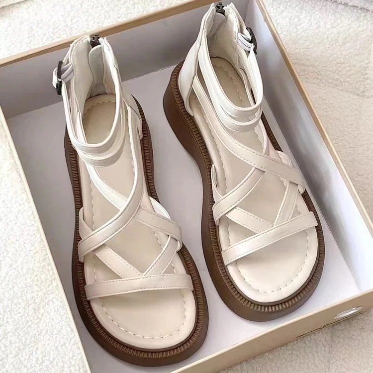 【20点セット】【無料】2025 夏 サンダル レディース 厚底サンダル 軽量 ハイヒール レース サンダル ウェッジソールサンダル 靴 人気 ファッション