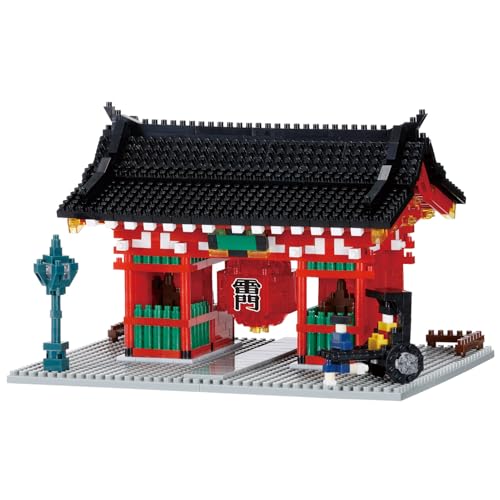 カワダ()ナノブロック 雷門 NBM-058 7×28×21ｃｍ 12才以上 インテリア ホビー NBM-058 4,309円