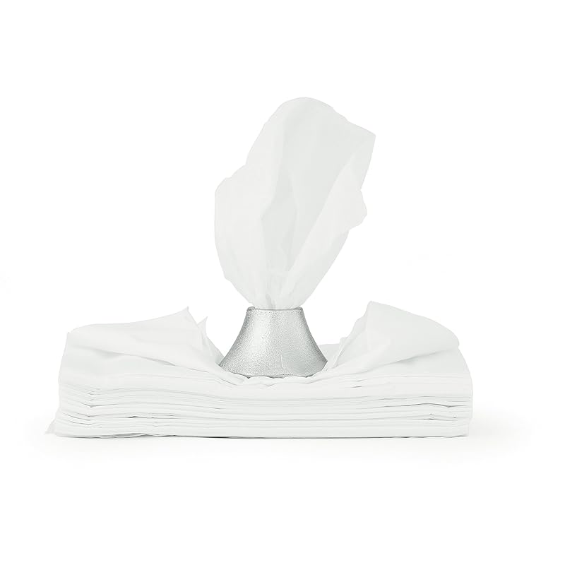 +d ティッシュディスペンサー KAZAN 砂目シルバー d-180-S