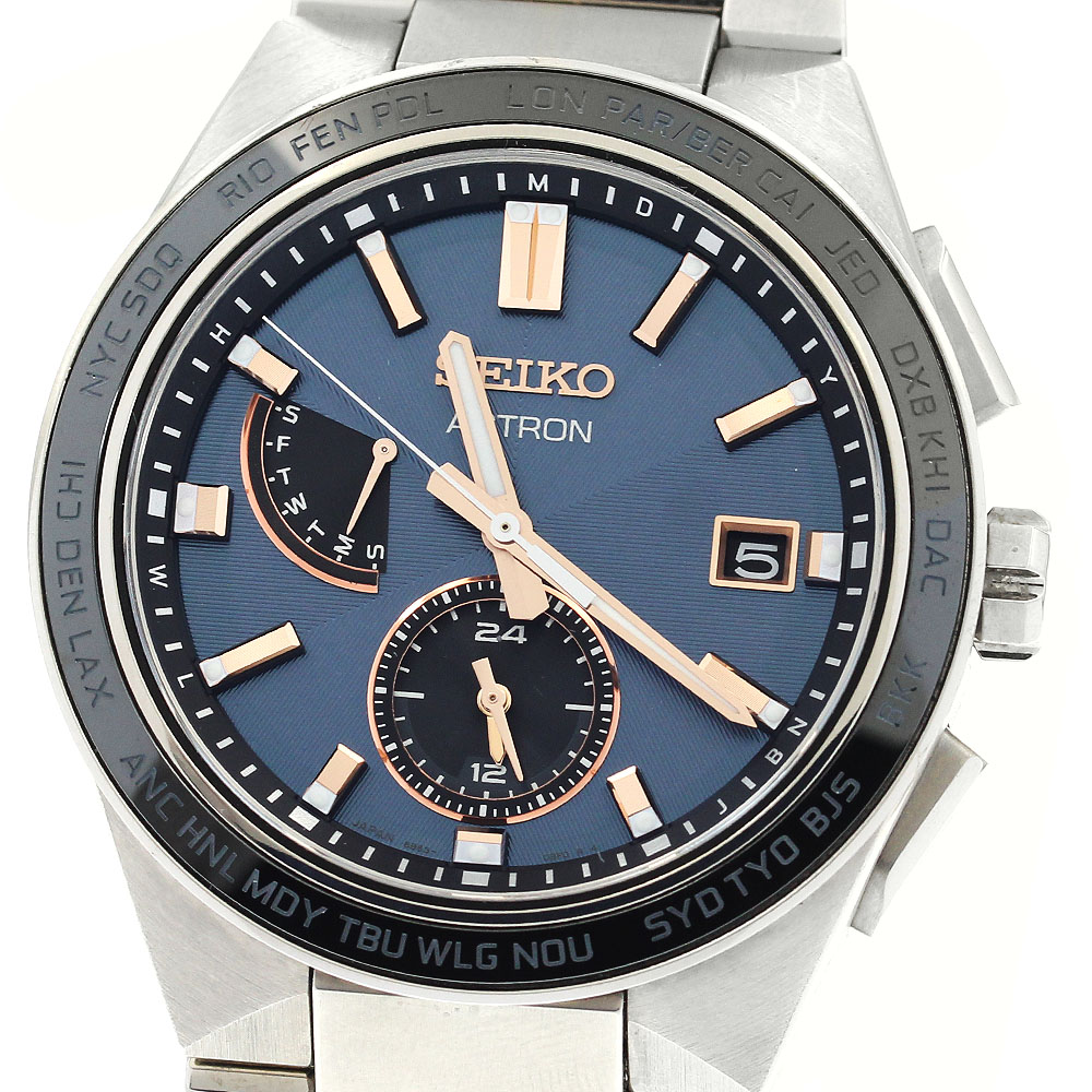 セイコー SEIKO SBXY053/8B63-0BD0 アストロン ネクスター デイデイト ソーラー電波 メンズ 箱・保証書付き_885013【中古】