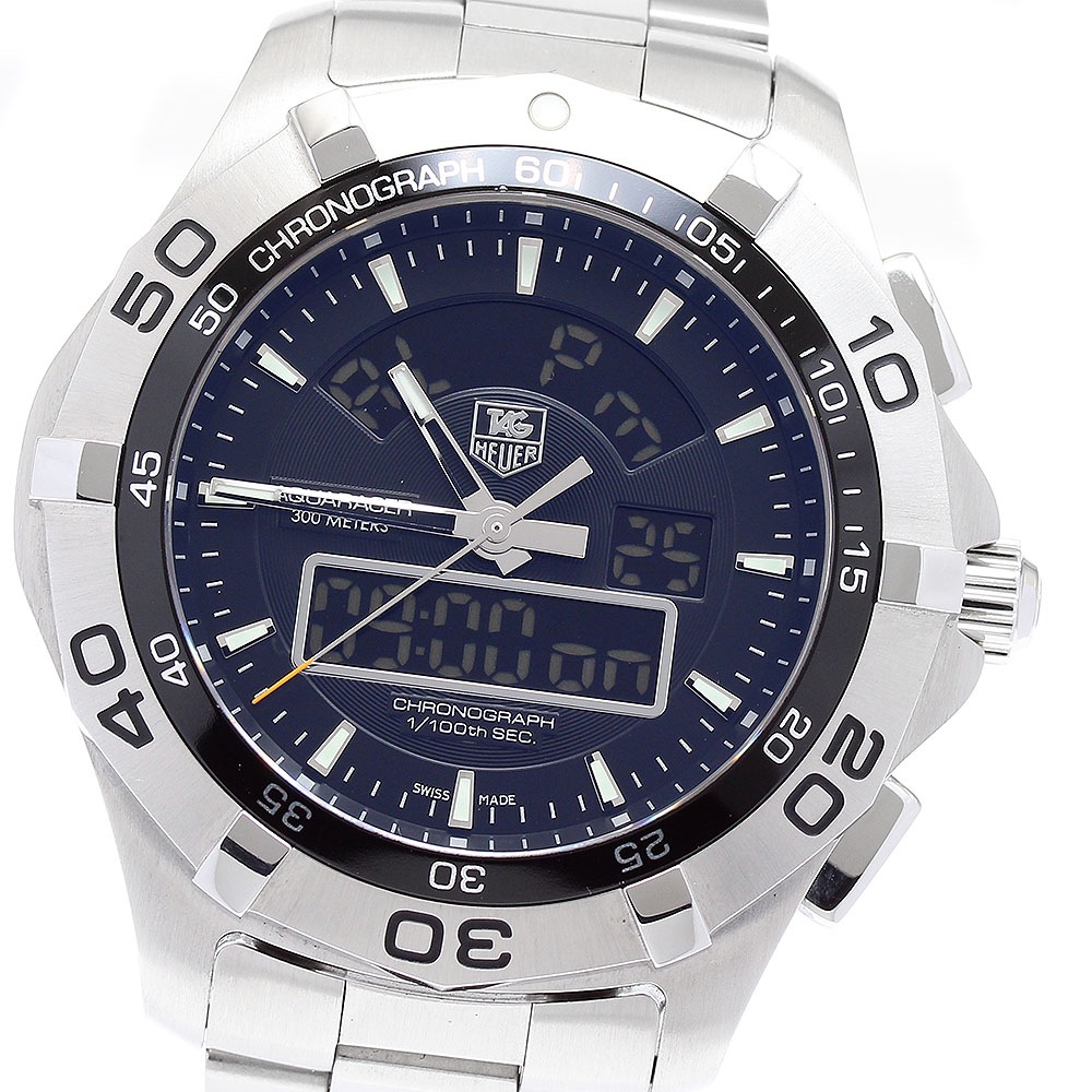 タグホイヤー TAG HEUER CAF1010 アクアレーサー クロノタイマー クォーツ メンズ _889756【中古】
