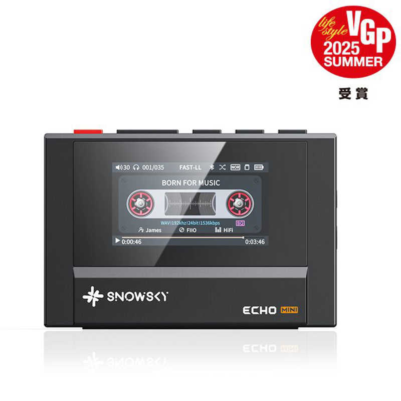 FIIO　Snowsky ECHO MINI ［ハイレゾ対応 / 8GB］ Black　FIO-SSEMINI-B