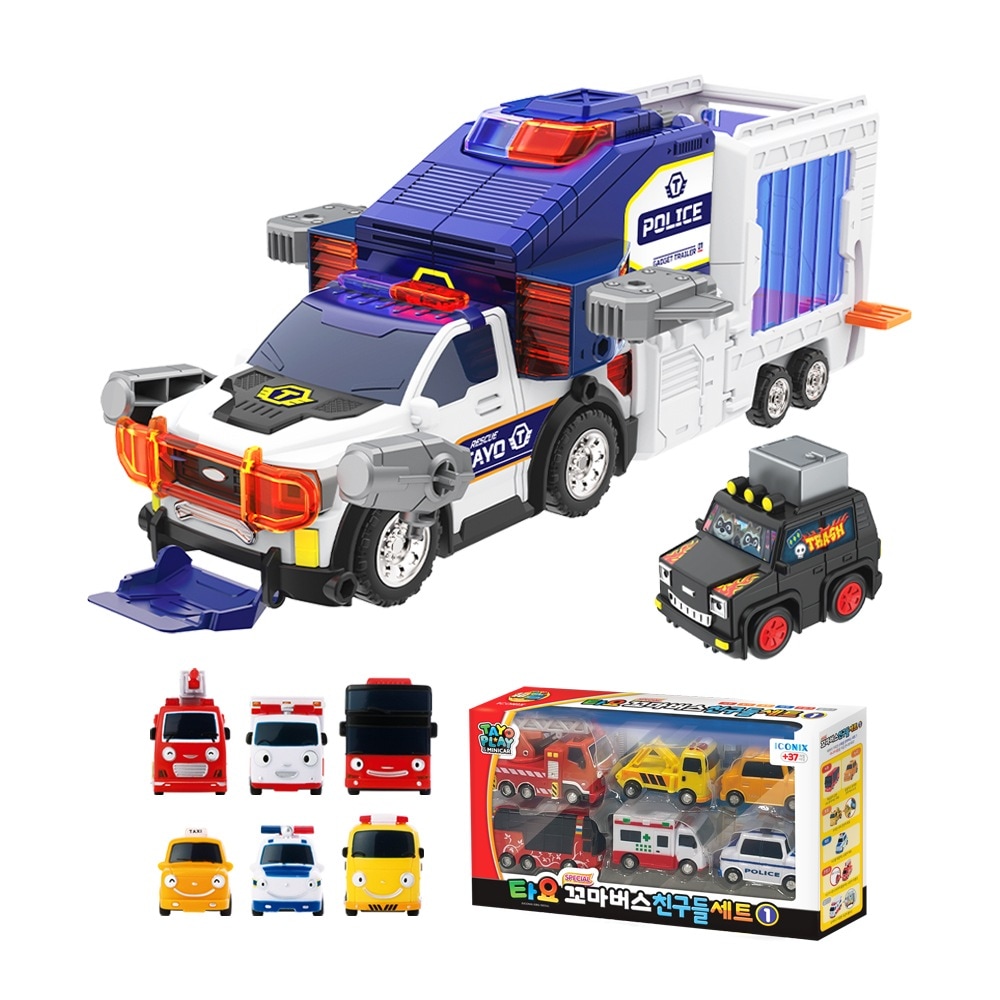 Nタヨ警察レンジャースワット+ミニカ6種