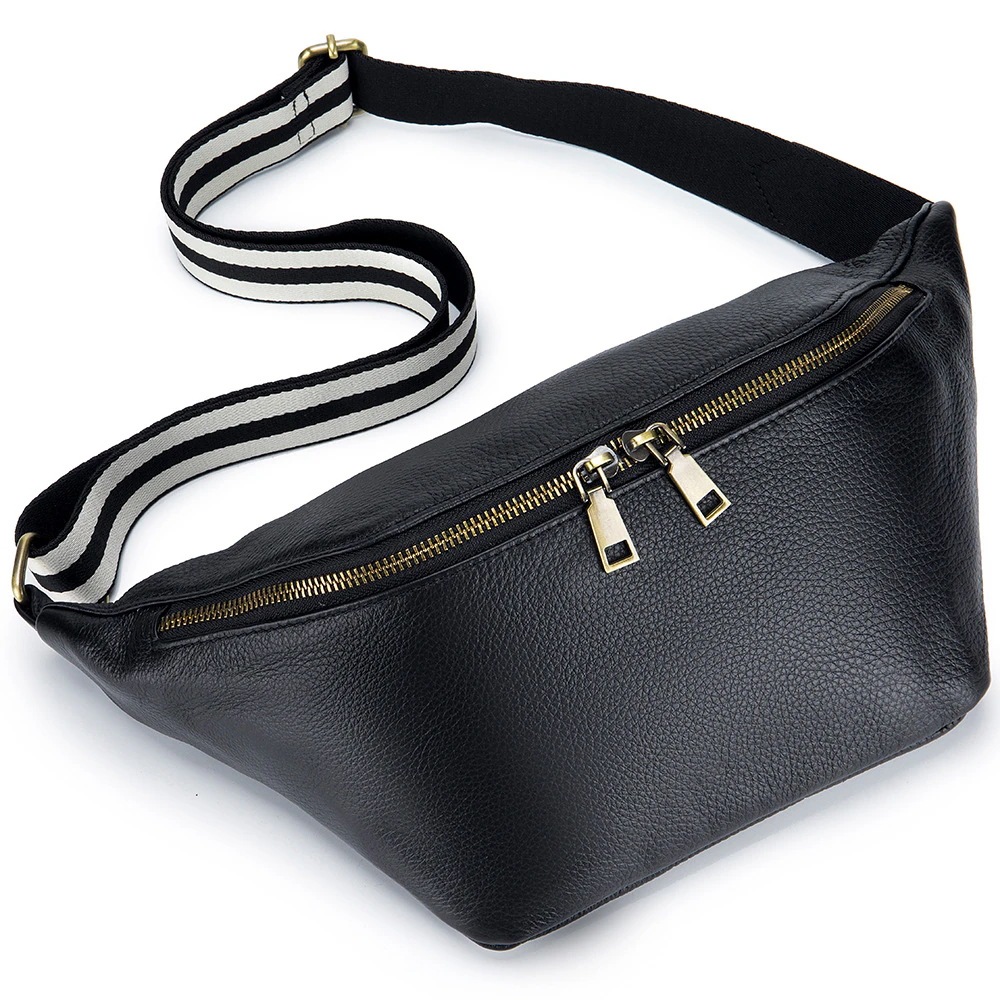 ファッショントレンド斜めショルダーバッグ大容量牛革ボディバッグ 4,810円