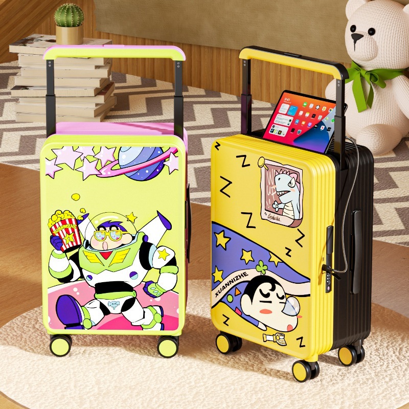 insスーツケースワイドレバーキャリーケース女性丈夫丈夫かわいい搭乗パスワードボックス