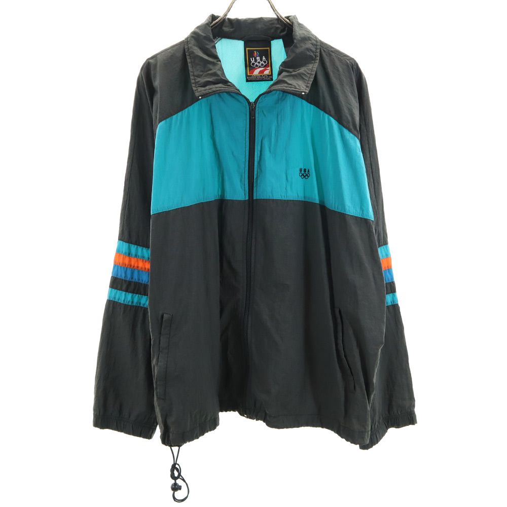 90s USA オリンピック ナイロンジャケット XL ブラック系 メンズ 古着 5,279円