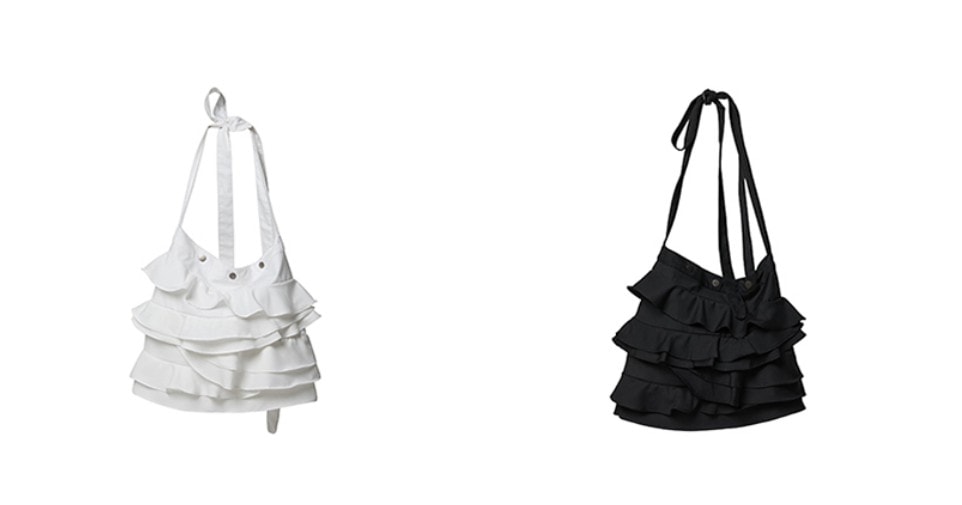 【FLAREUP】 FAYE FRILL BAG : 2COLORS