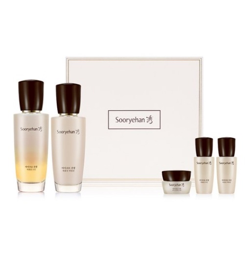 マイクロジンセン 基礎化粧品セット/ 化粧水 150ml + 乳液 130ml + 旅行用ミニ3種 / 韓方化粧品 韓国コスメ kbeauty