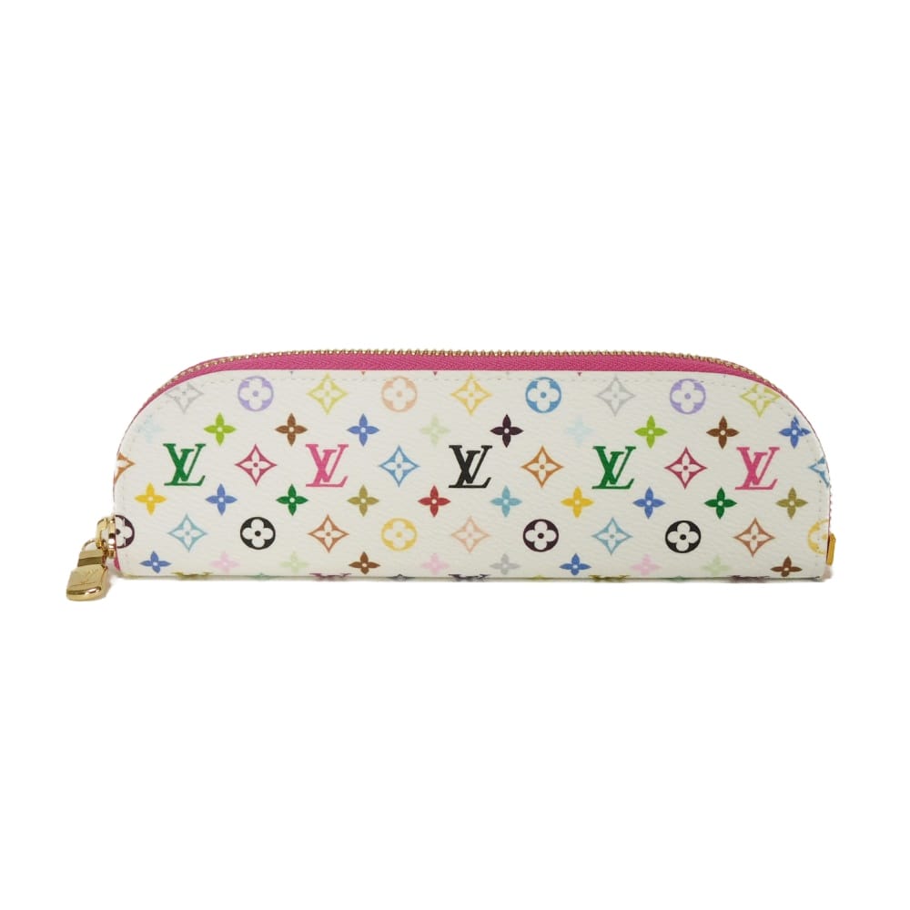 【中古】 ペンケース 村上隆 LVロゴ ブロン 未使用 LV×TM ペンシルポーチ・シャーロット　 モノグラム マルチカラー GI1303
