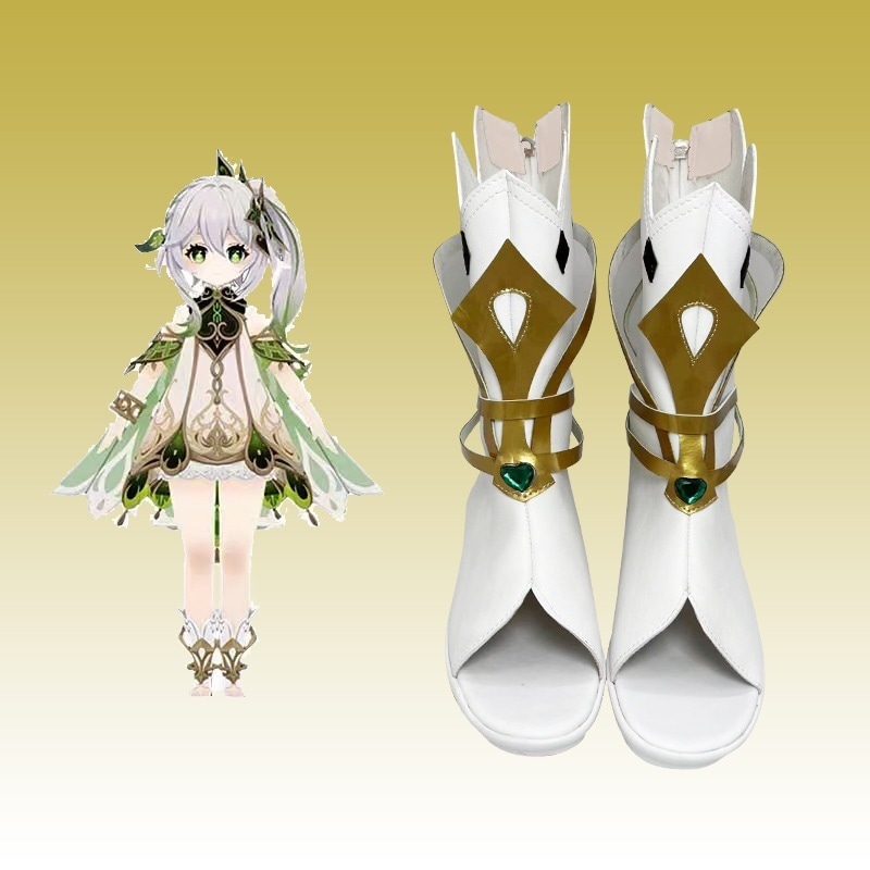 原神インパクトゲームコス靴リトルラッキー草神コスプレ女性ロリータナシタ靴漫画展示パフォーマンスアニメ靴