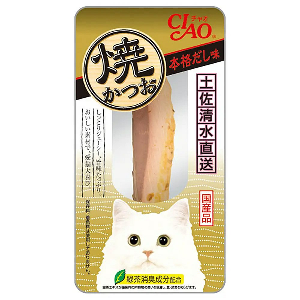 いなば　ＣＩＡＯ　チャオ　焼かつお　本格だし味　１本入りX４８袋　猫　おやつ　ＣＲＣ35―25―20―20―00