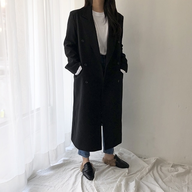 [ベラダン] ルーズロングジャケット(2color)