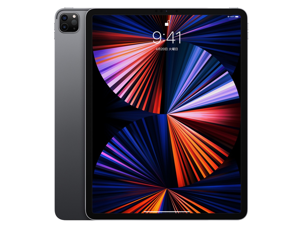 iPad Pro 12.9インチ 第5世代 Wi-Fi 128GB 2021年春モデル MHNF3J/A [スペースグレイ]