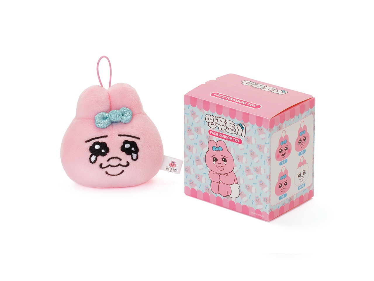 おぱんちゅうさぎ 顔キーホルダーランダム