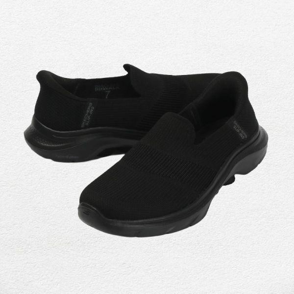 スニーカー ゴーウォーク 7 女性 スリッポン ブラック 125258BBK