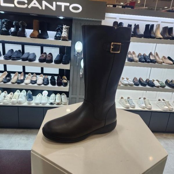 HC10 クッションアップ茶色の牛革ハーフブーツ LCWH10U54C85 (43607125)